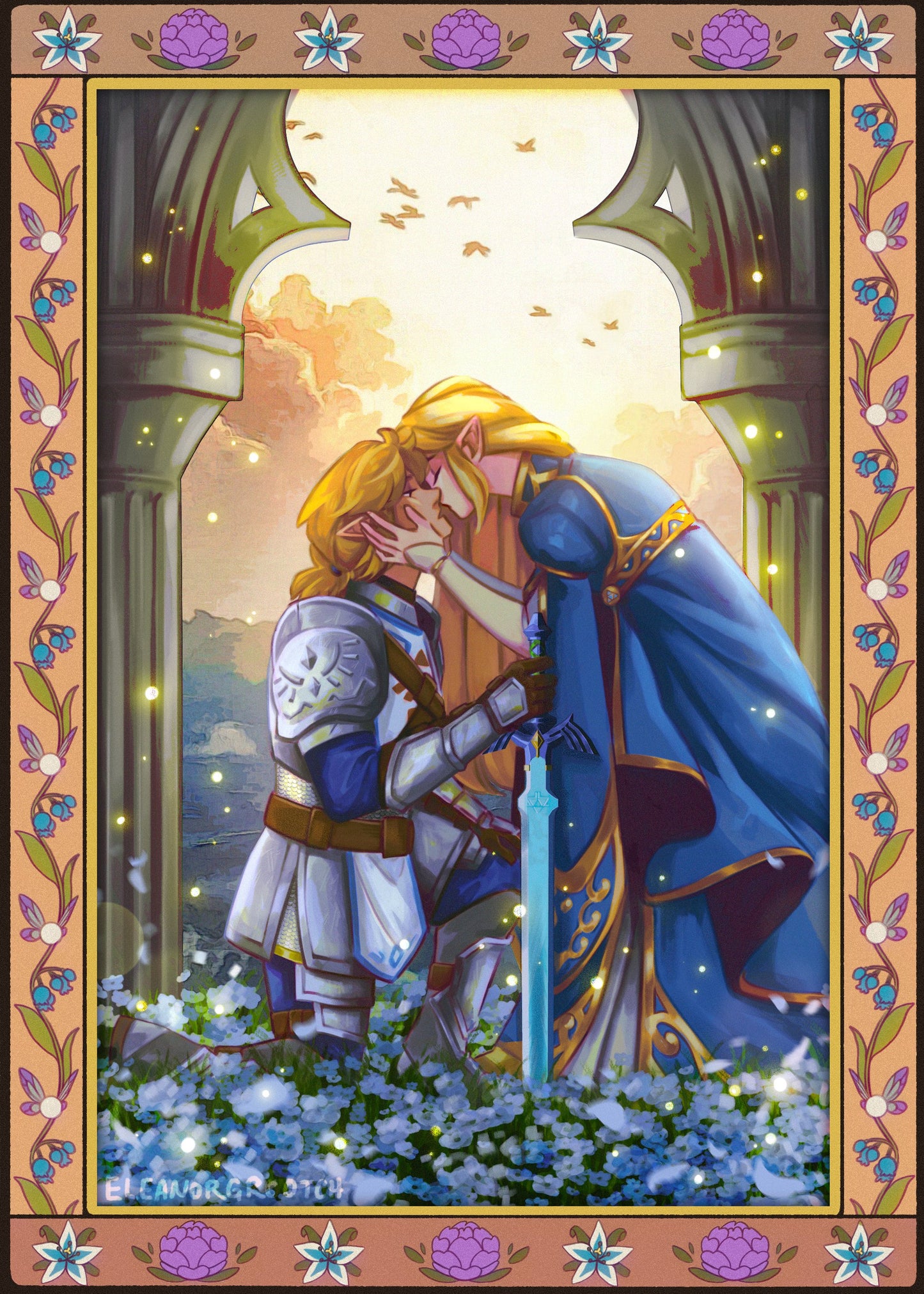 Zelink "Knighted Hero" Print