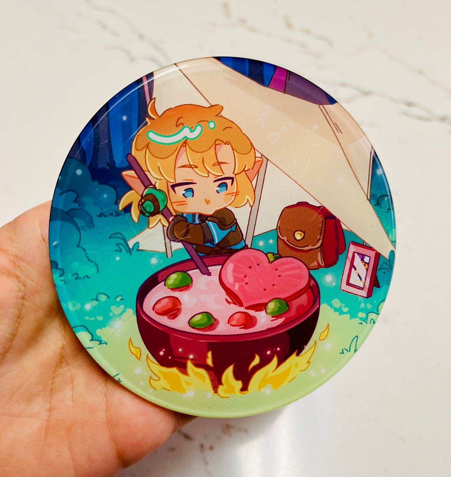 Zelda & Link TOTK Acrylic Coasters