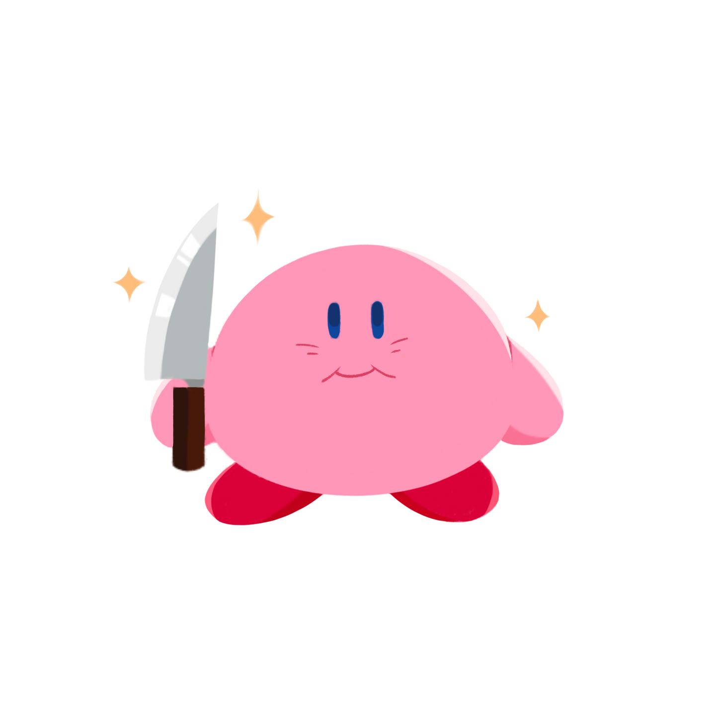 Knife Kirby Charm