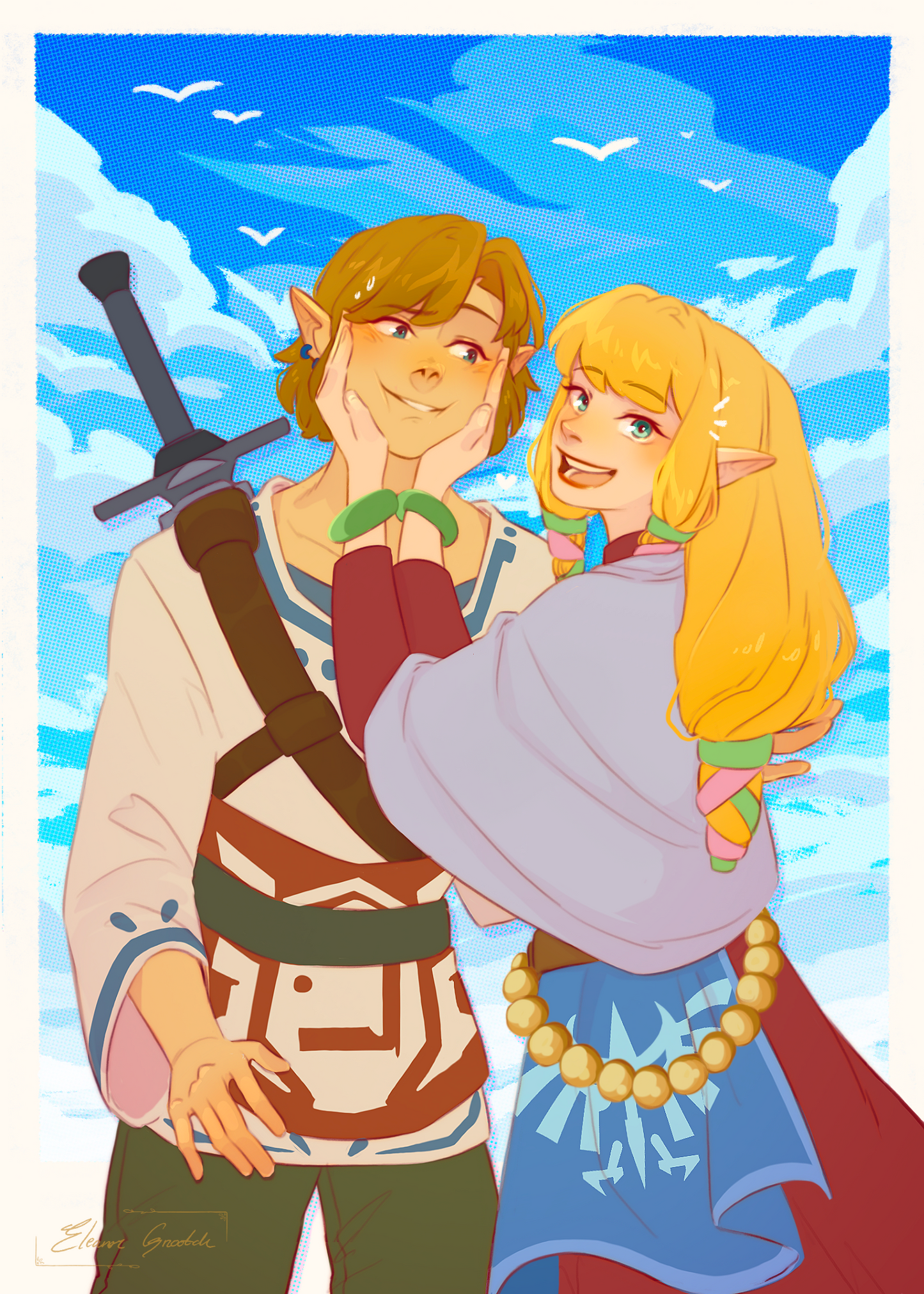 Skyward Sword Zelink Print