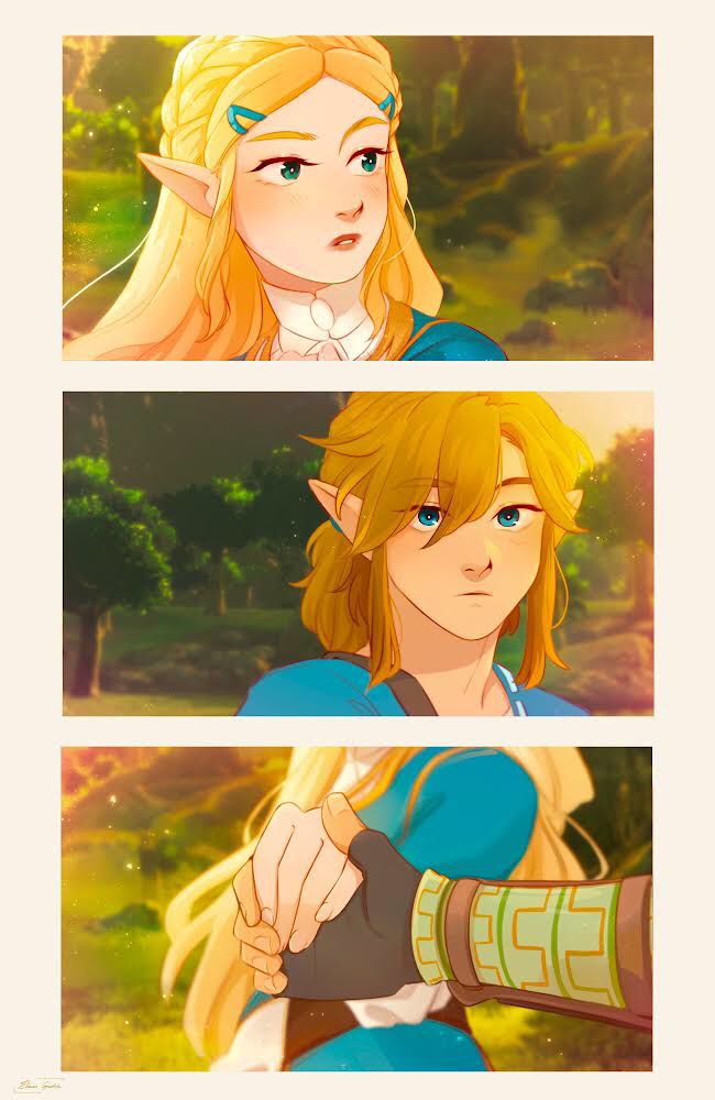 BOTW Zelink Print