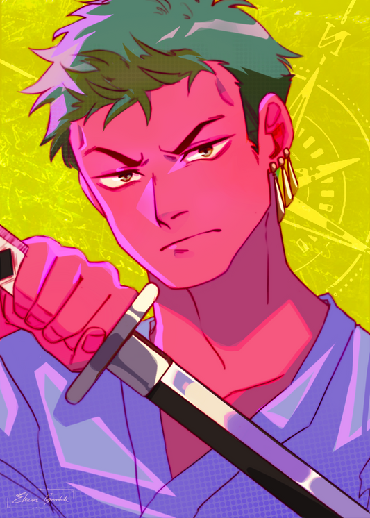 East Blue Crew Holographic Prints