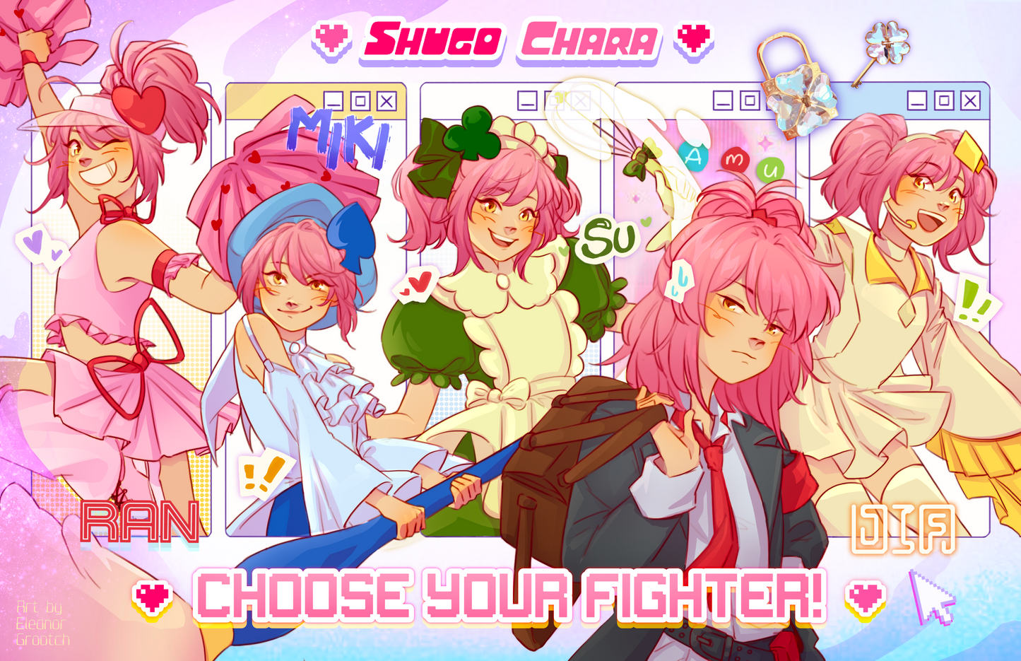 Shugo Chara!! Character Poster