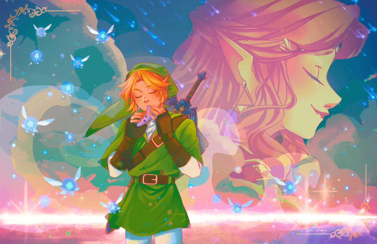 Ocarina of Time Poster Print
