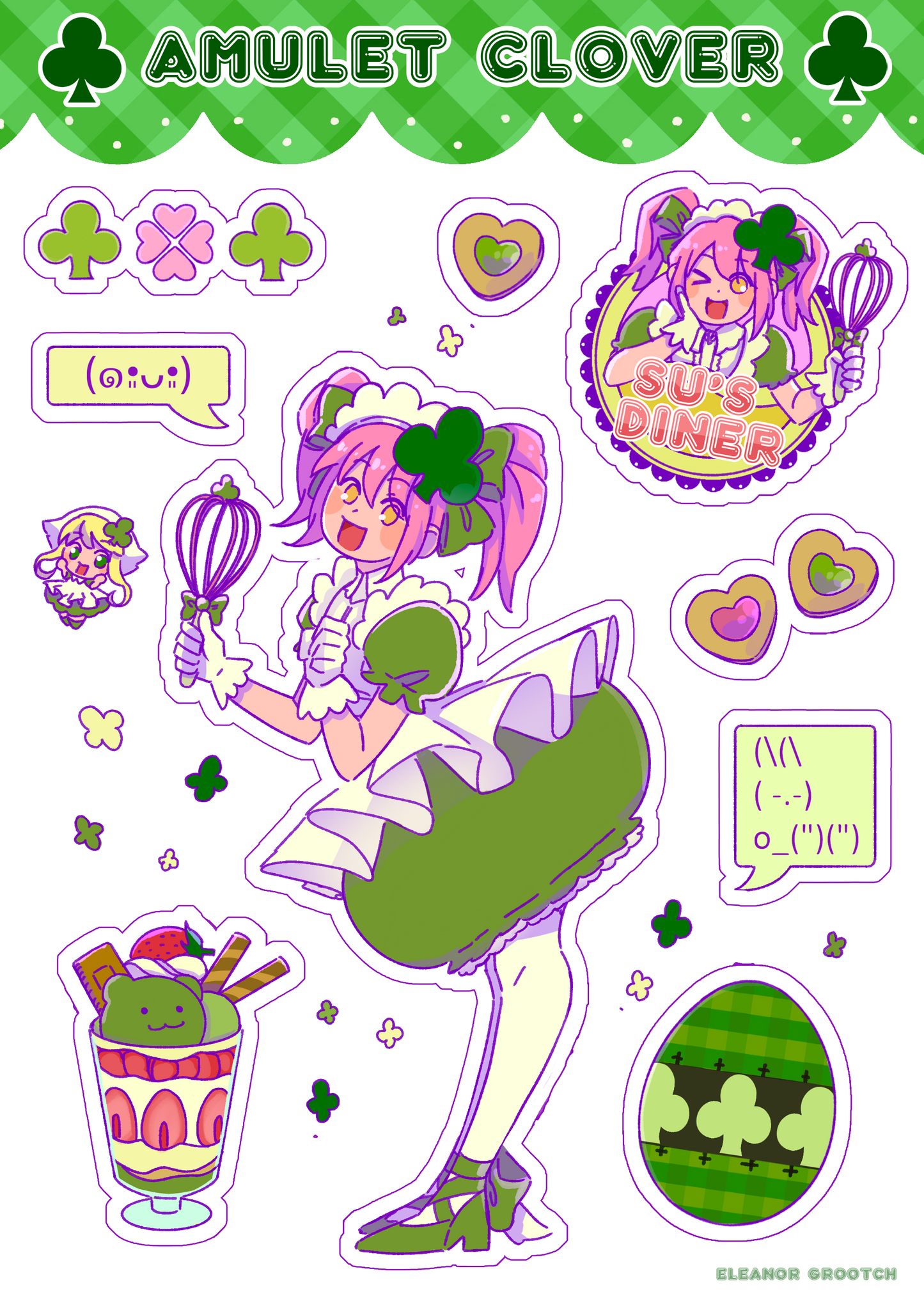 Shugo Chara Sticker Sheets