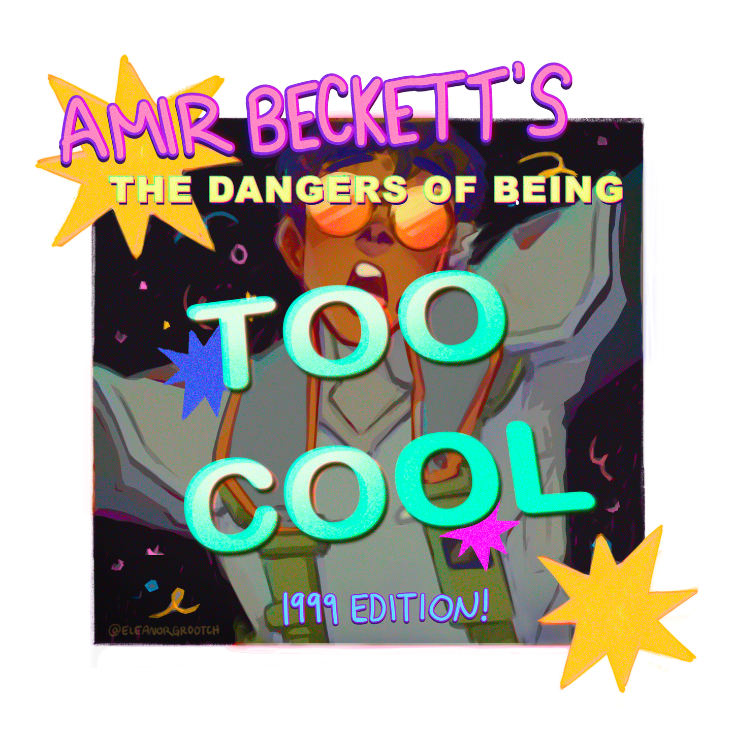 Warframe - Amir's Too Cool Sticker