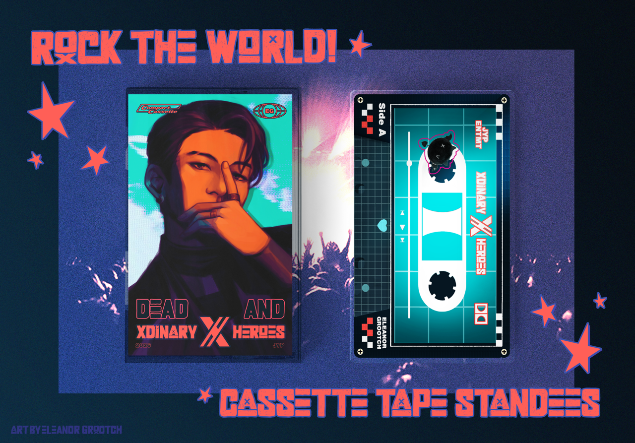 Xdinary Heroes - Cassette Tape Standee