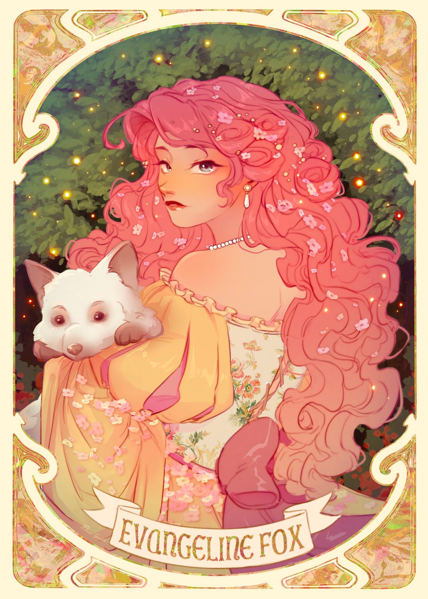 Evangeline Fox - Gold Foil Print