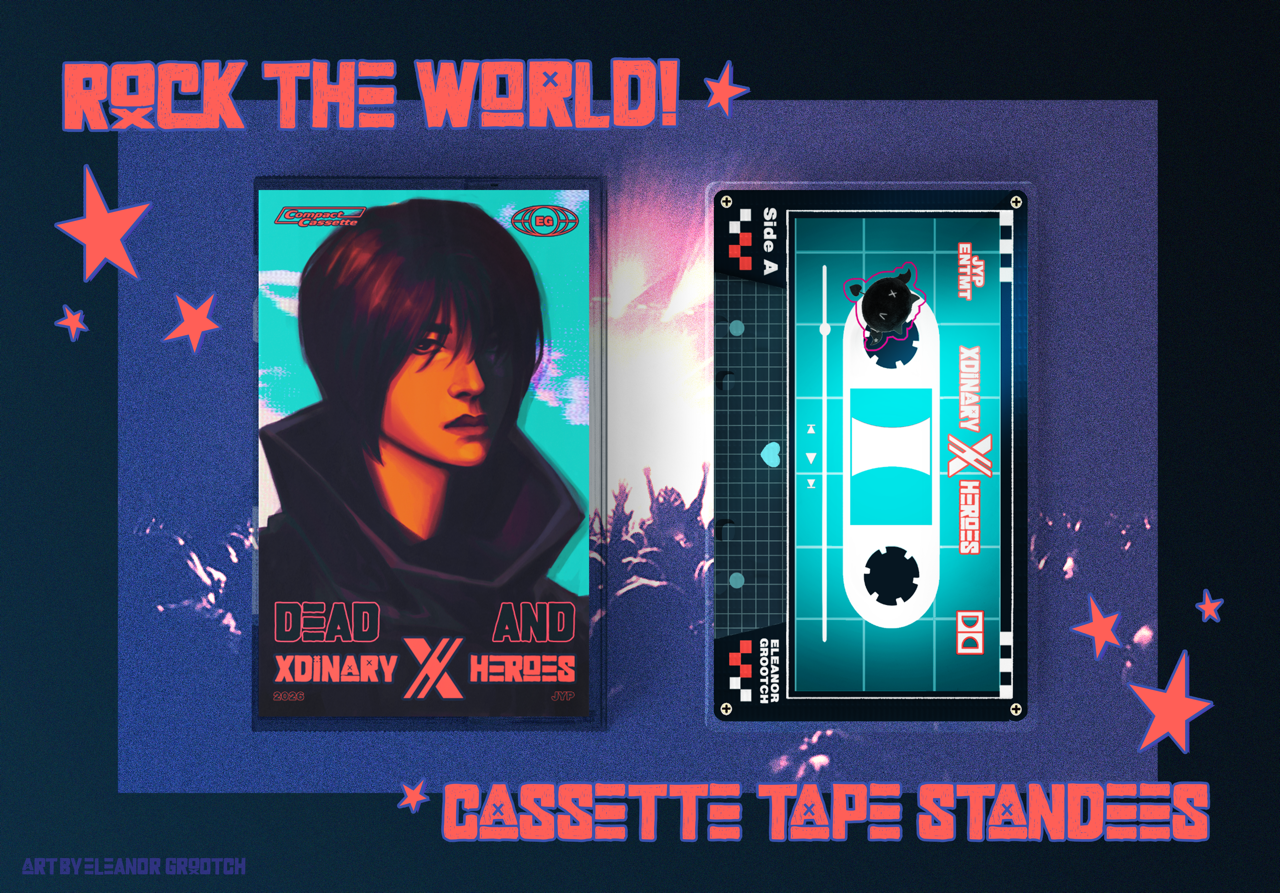Xdinary Heroes - Cassette Tape Standee