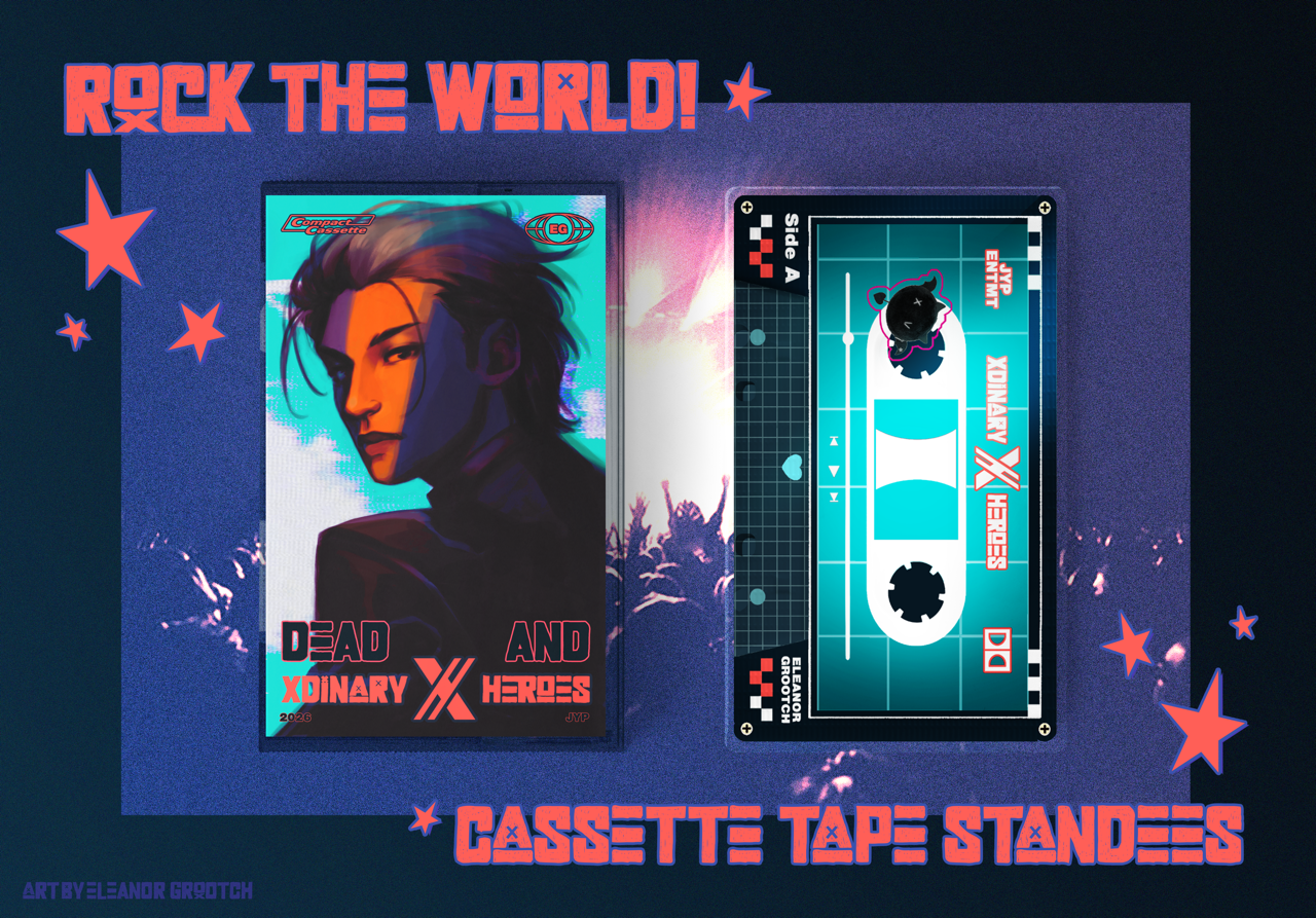 Xdinary Heroes - Cassette Tape Standee