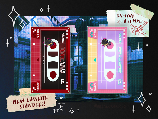 [LIMITED EDITION] Warframe Cassette Tape Standees