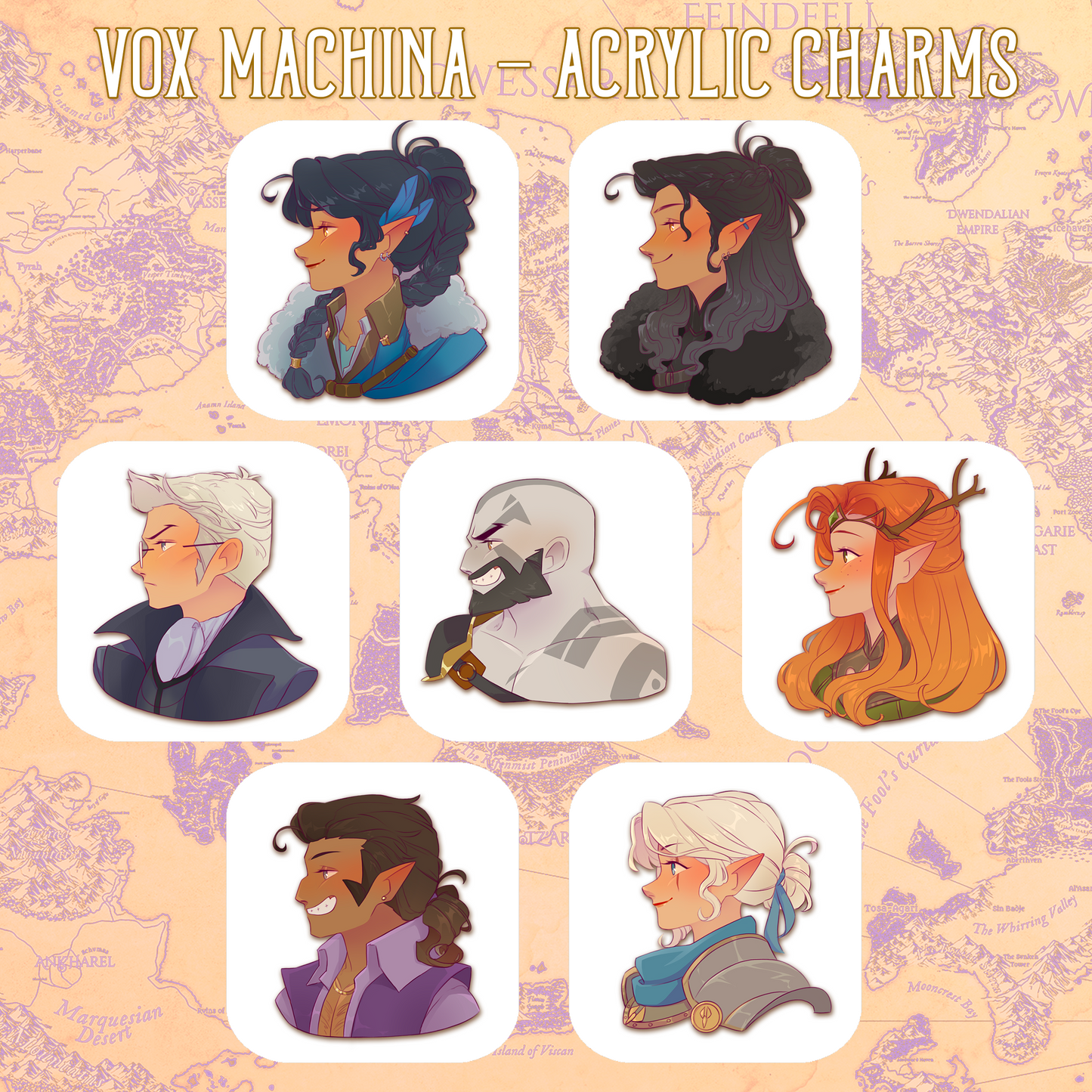 Vox Machina Charms