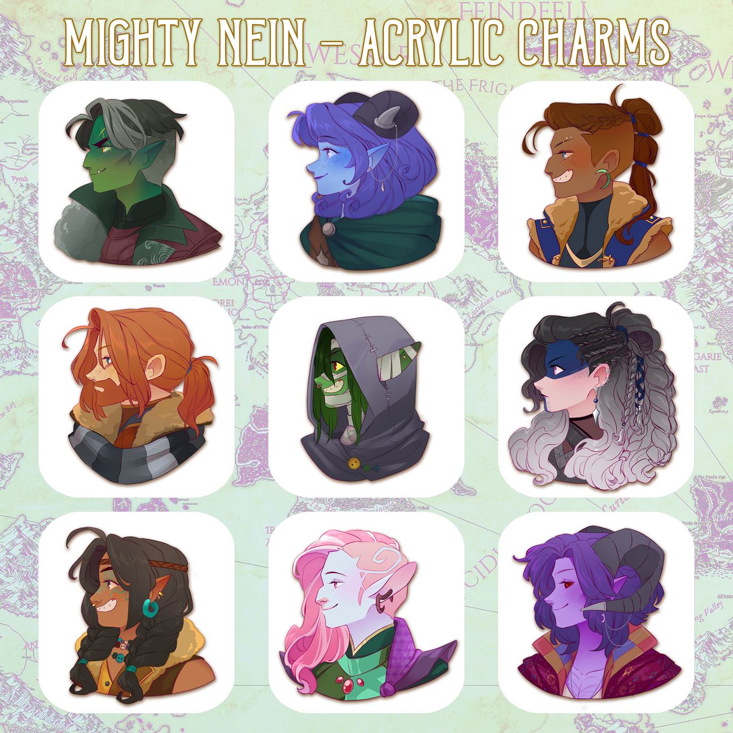 Mighty Nein Charms