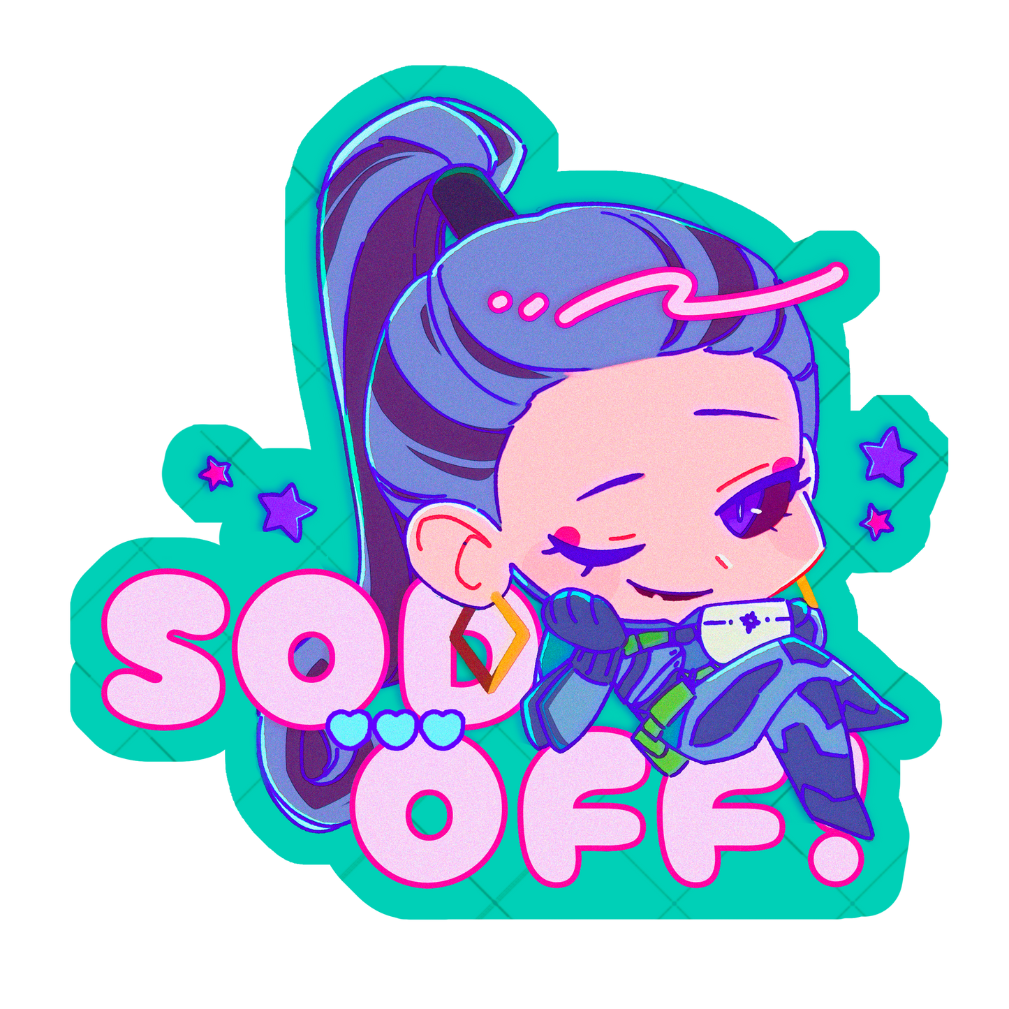 Warframe 1999 - Sweet Talkers Stickers